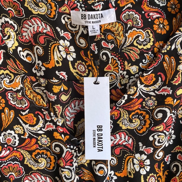 BB Dakota Asheville Mini Dress in Petal Paisley - Picture 4 of 11